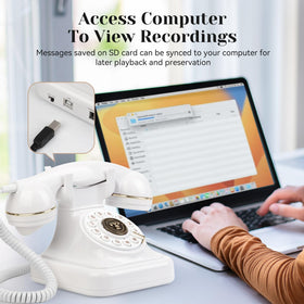 Sangyn Audio Guest Book Phone host listening moment adds a personal touch to your wedding.