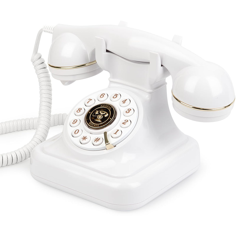 Sangyn Audio Guest Book Phone on table setup capturing memories with vintage charm.