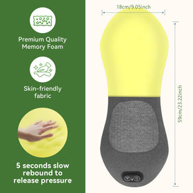 Sanivor pillow heat mode delivers gentle warmth to soothing muscles