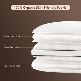Sanivosily cotton breathable pillow cover keeps skin cool