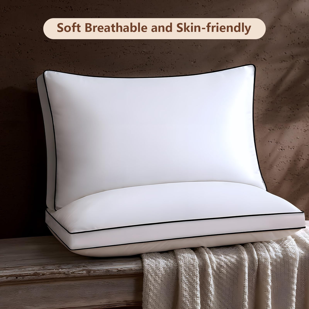 Sanivosily pillow suitable for side back and stomach sleepers