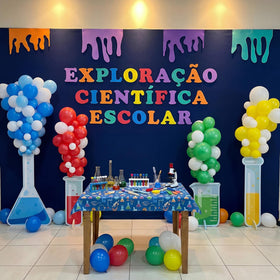 Sanwuta test tube prop creates a playful lab scene for birthdays.