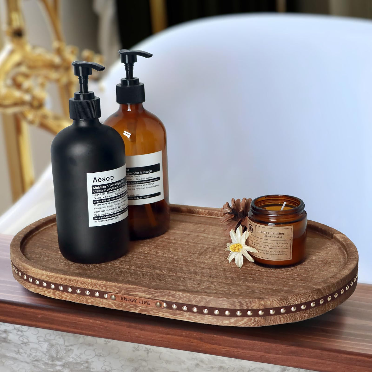 SAOCAIHUL round tray in gift box packaging makes a thoughtful present.