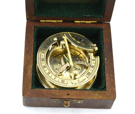 SARA NAUTICAL antique ship replica clock on display