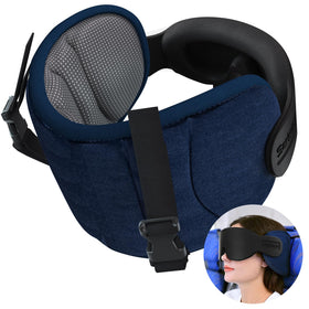 SARISUN travel pillow 360-degree headrest supports comfortable sleep on planes