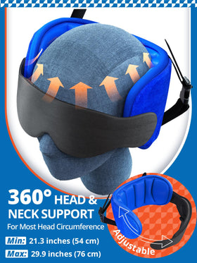 SARISUN travel pillow ready for planes and road trips.