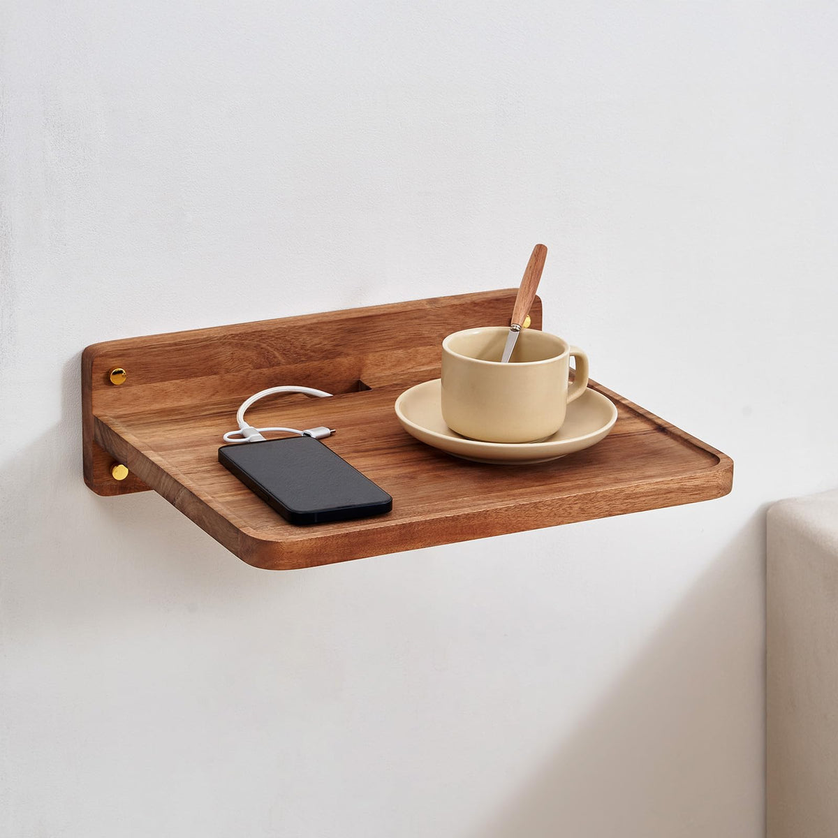 SARUFO gaming-console display shelf blends function and style on the wall