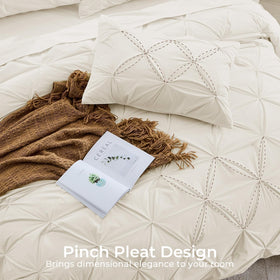 Sasttie bed-in-a-bag fitted sheet with 14 pockets for secure mattress fit.
