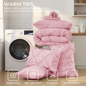 Sasttie comforter stitching detail helps maintain even fill distribution