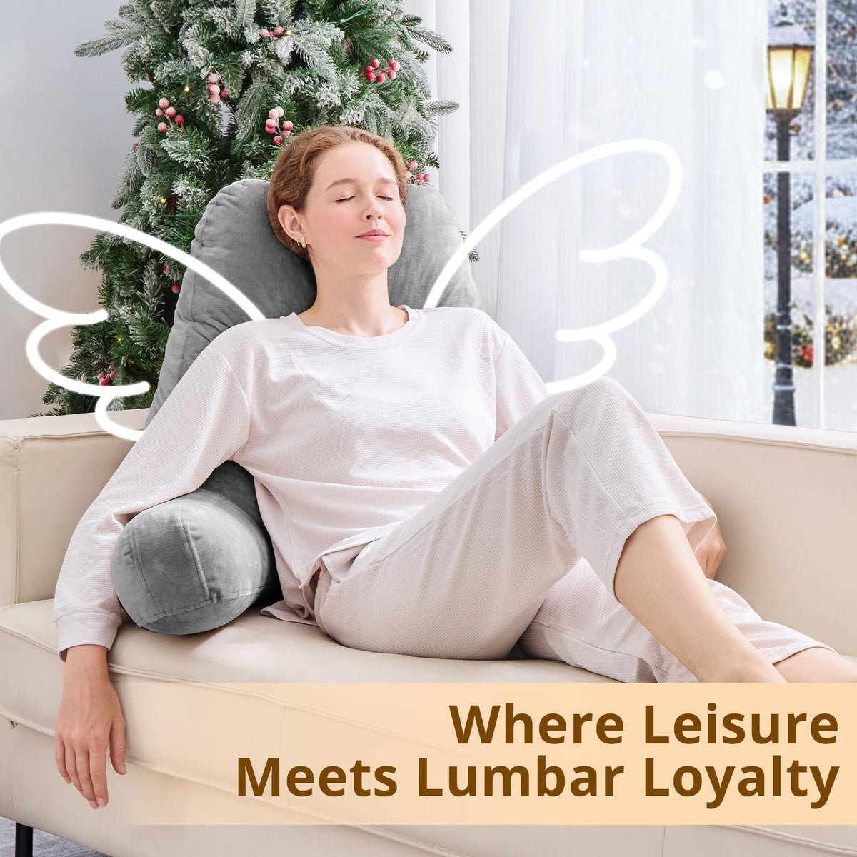 Sasttie bed and floor lounging with jumbo reading pillow