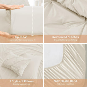 Sasttie pillowcases 20x40 highlight soft microfiber comfort and easy care