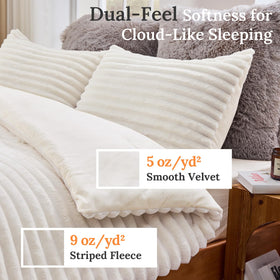Sasttie bedding has velvet inner lining for silky touch against skin
