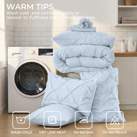 Sasttie Queen Microfiber fabric softness for year-round comfort