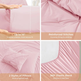 Sasttie queen pillowcases 20x30 provide soft protective covering