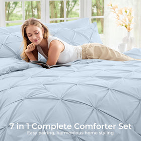 Sasttie Queen Pillowshams 20x26 add decorative finish and enhanced bed styling