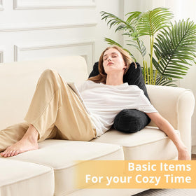 Sasttie reading pillow supports neck and back during long sessions.