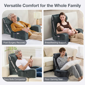 Sasttie velvet cover is soft, removable, and machine washable