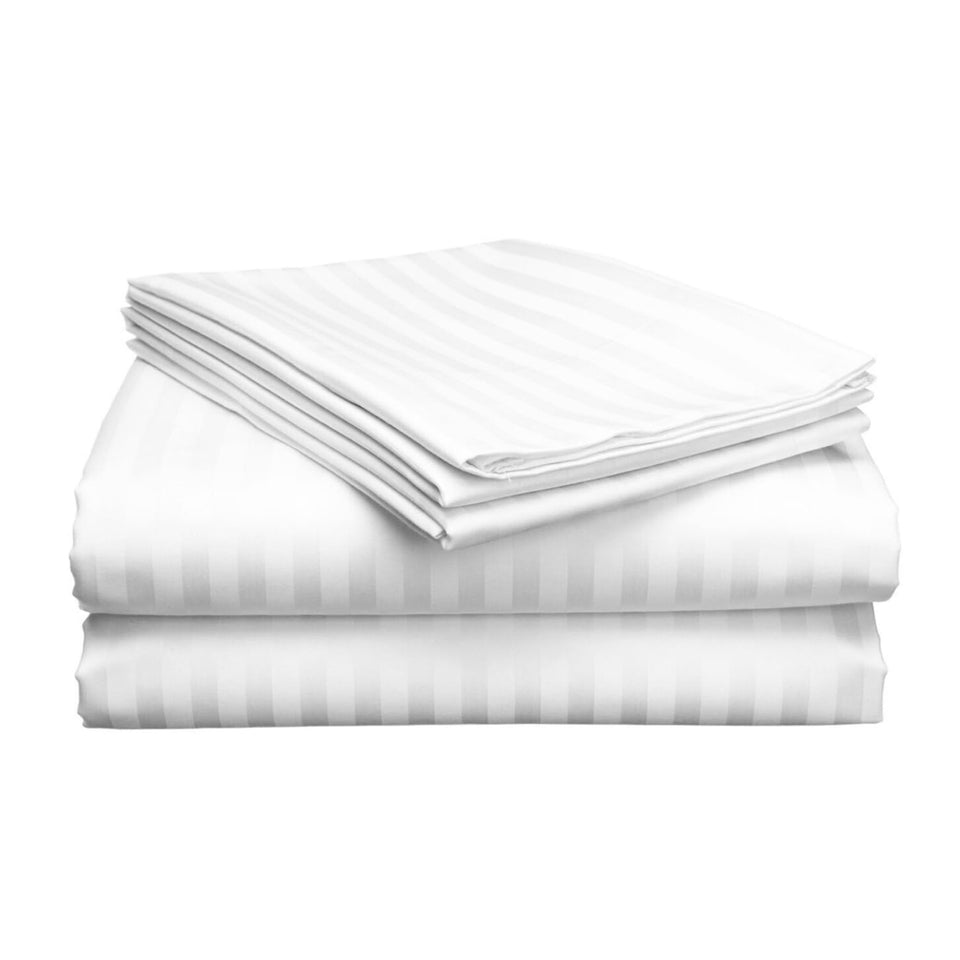 SATEEN BEDDING STORE hospital flat sheet 66x96 delivers crisp cotton comfort.