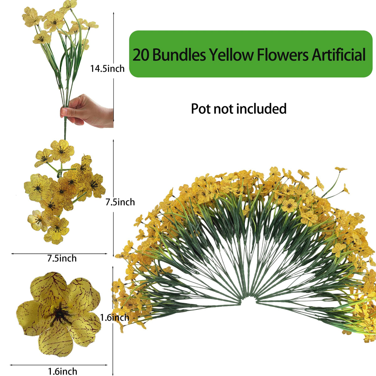 Satefello front-yard bouquet requires no watering or pruning.
