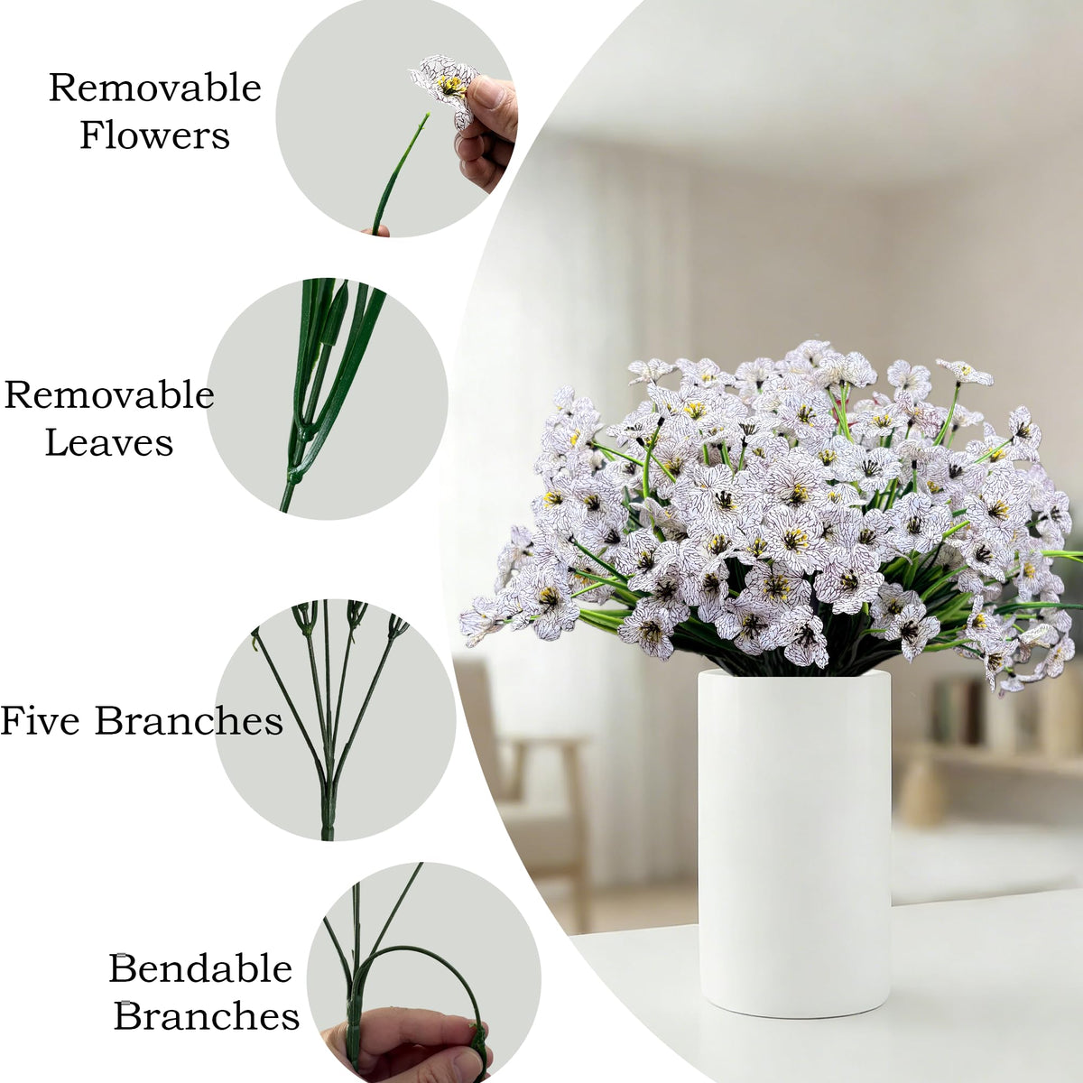Satefello seasonal decor with year-round greenery for porches and patios