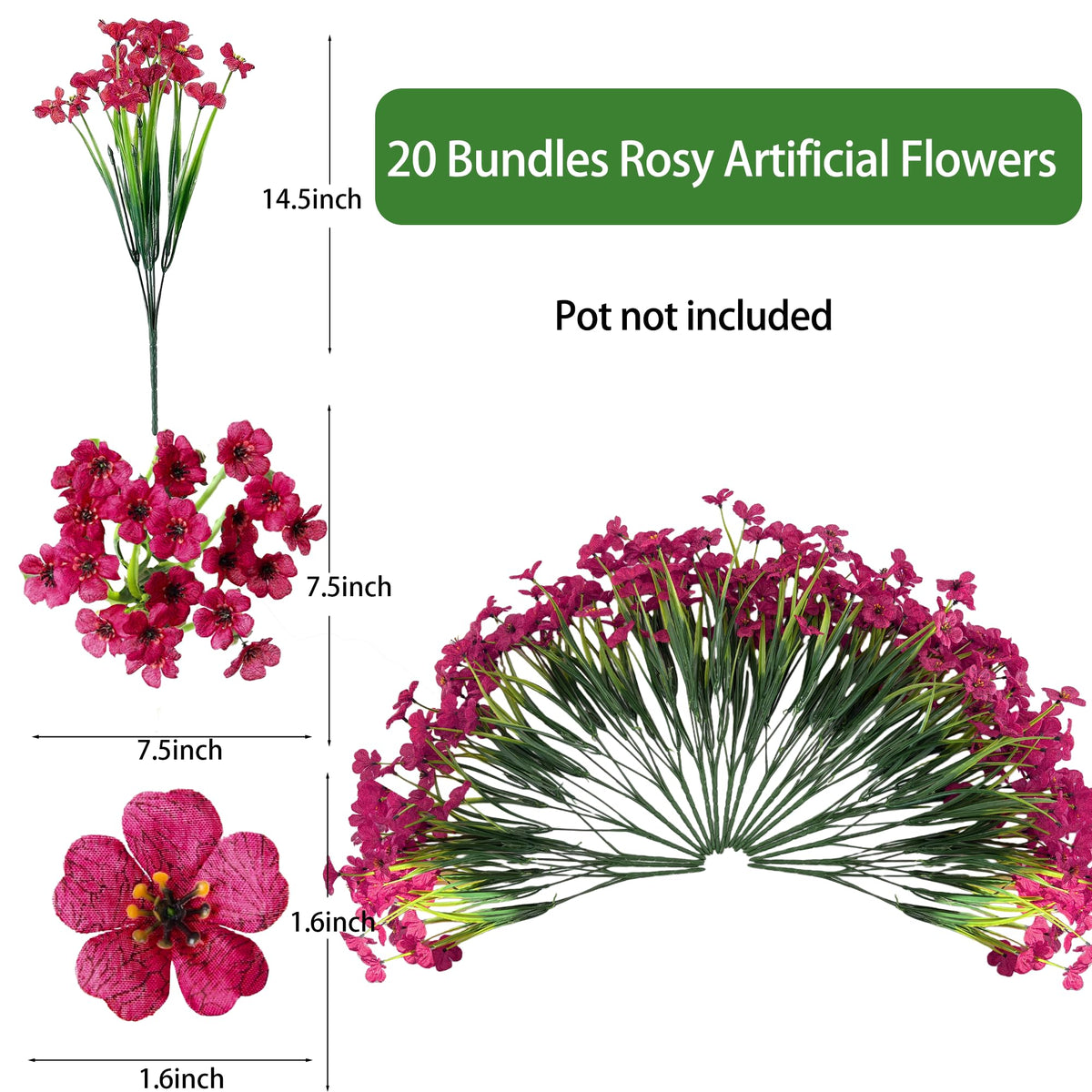 Satefello compatibility with 9-13 inch pots for window boxes.