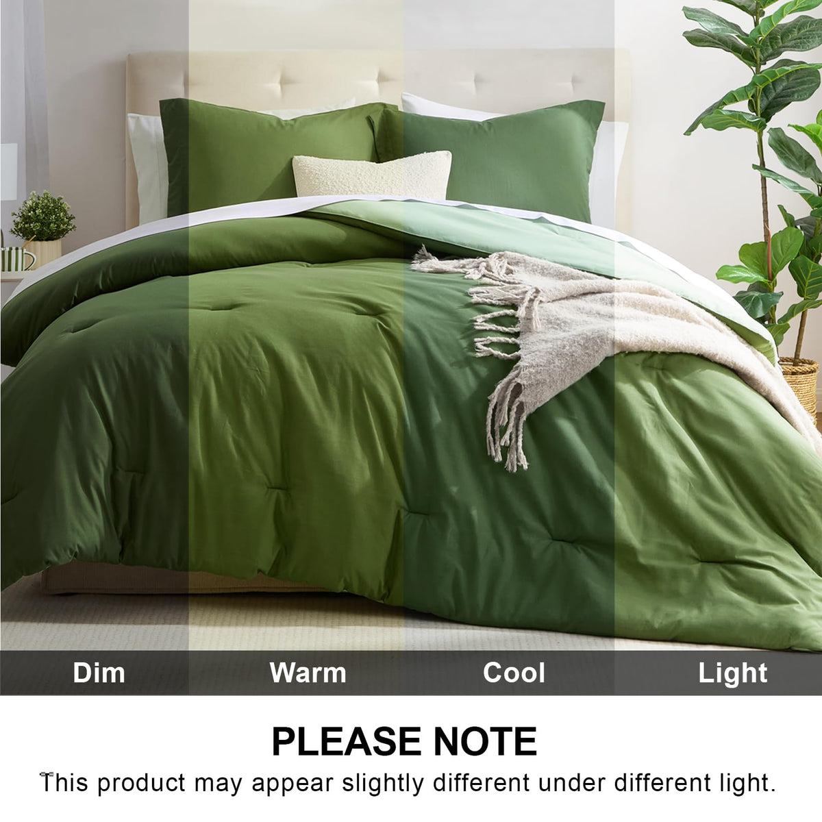 Satisomnia Green Queen comforter oeko-tex-certified for responsible materials.