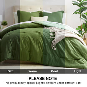 Satisomnia Green Queen comforter oeko-tex-certified for responsible materials.