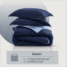 Satisomnia Queen Comforter Easy Care, machine washable and quick to dry