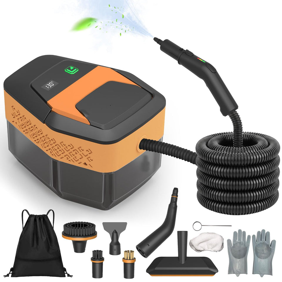 SauHandi steam cleaner handheld usage with chemical-free cleaning power for tough stains