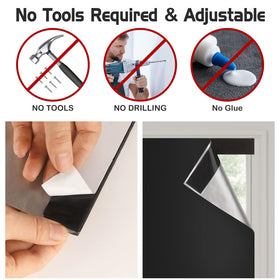 SAUIRS self-adhesive installation option for quick mounting.