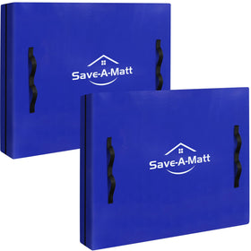 SaveAMatt Mattress Bags for Moving: closed bag ready for transport protects privacy and items.