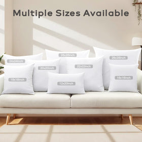 SAVORI living room setup with these inserts adds soft texture and cohesive decor
