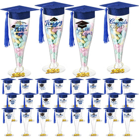 Sawysine graduation flute with clear 4.5oz capacity for celebratory drinks
