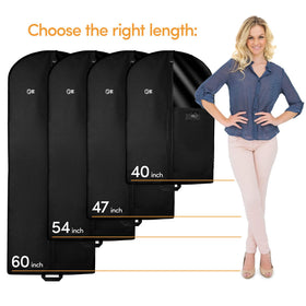 SAY HO UM vestment and choir robe bag with clear windows for quick ID.