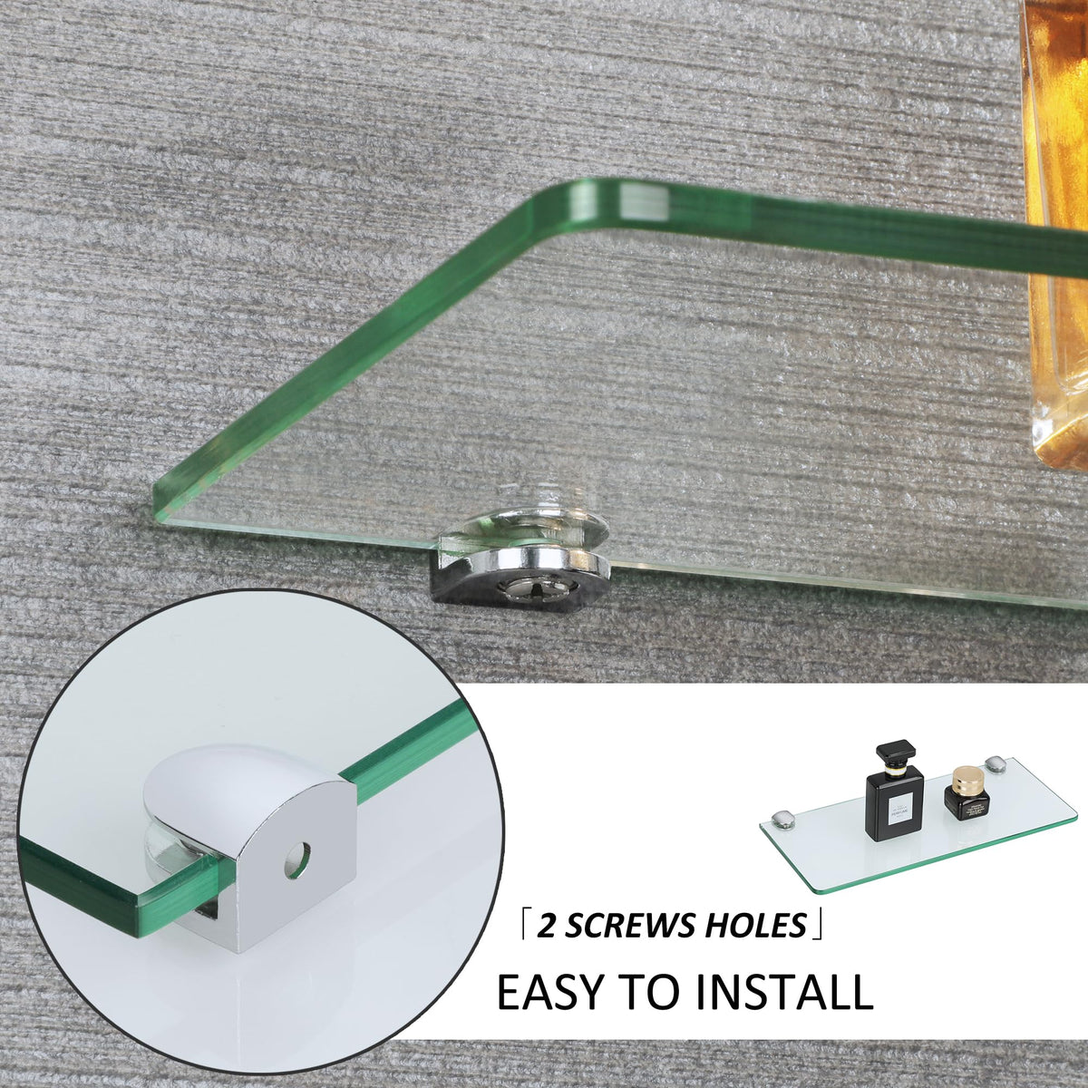 Sayayo shelf assembly kit with anchors and screws for sturdy mounting