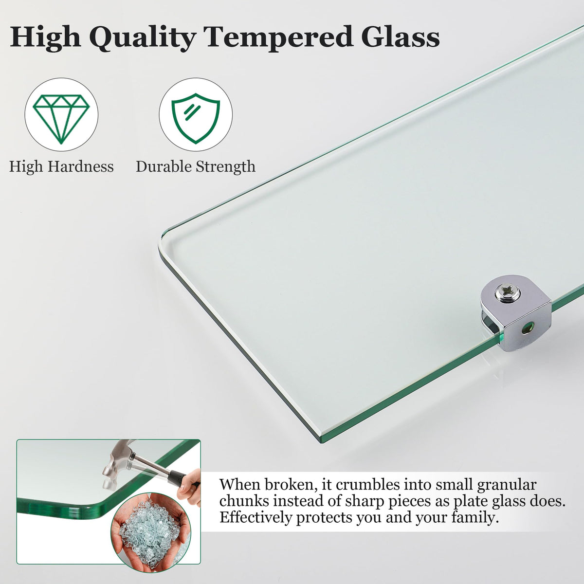 Sayayo sleek glass shelf enhancing minimalist kitchen organization