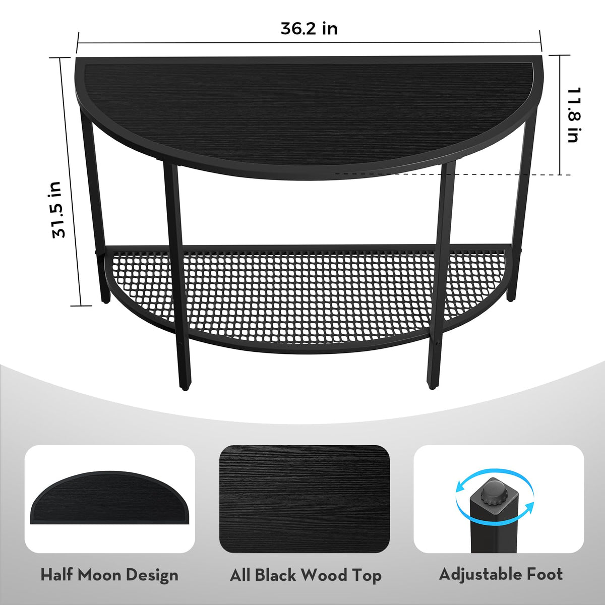 SAYGOER entryway setup illustrating compact storage and decor space