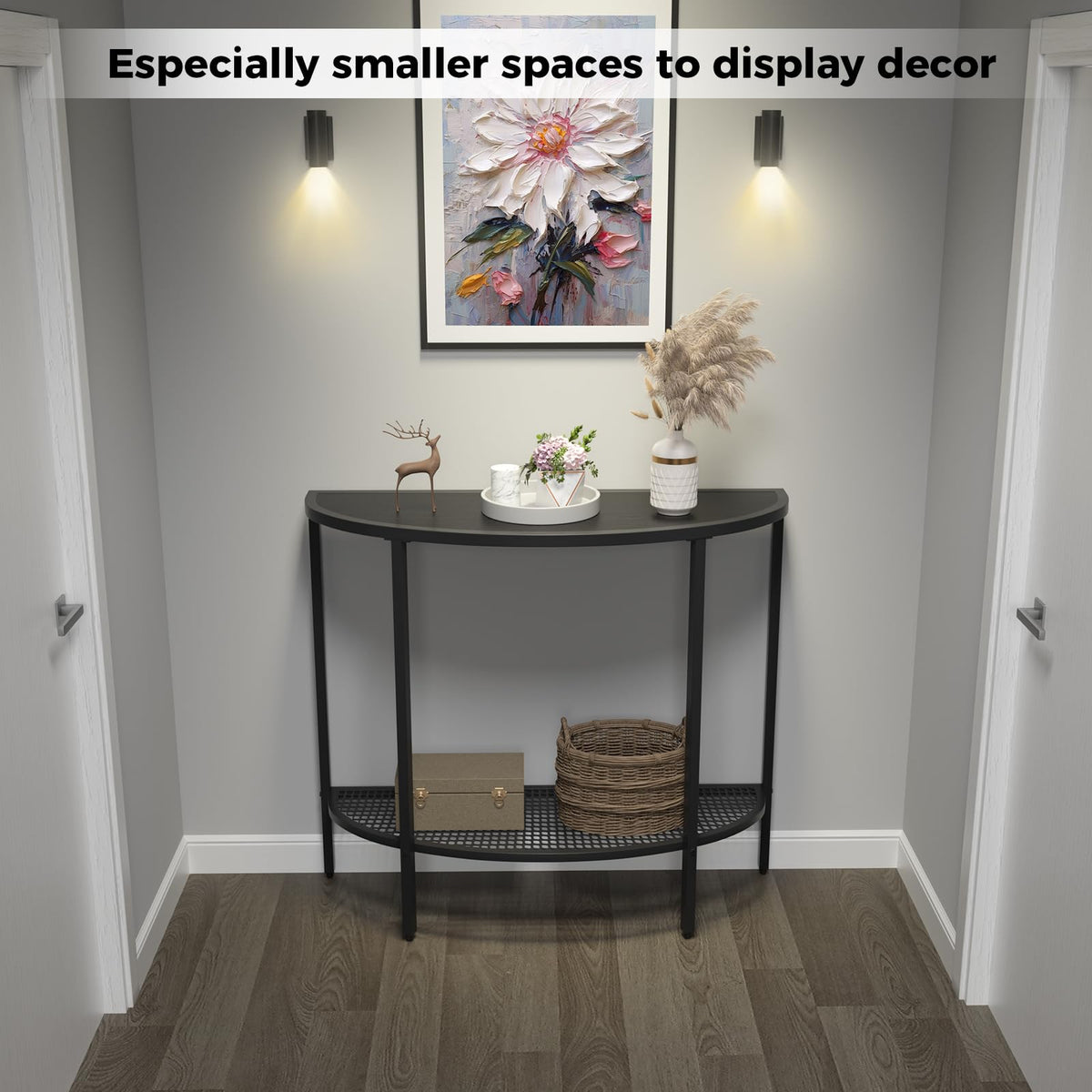 SAYGOER two-tier mesh shelves for organized storage