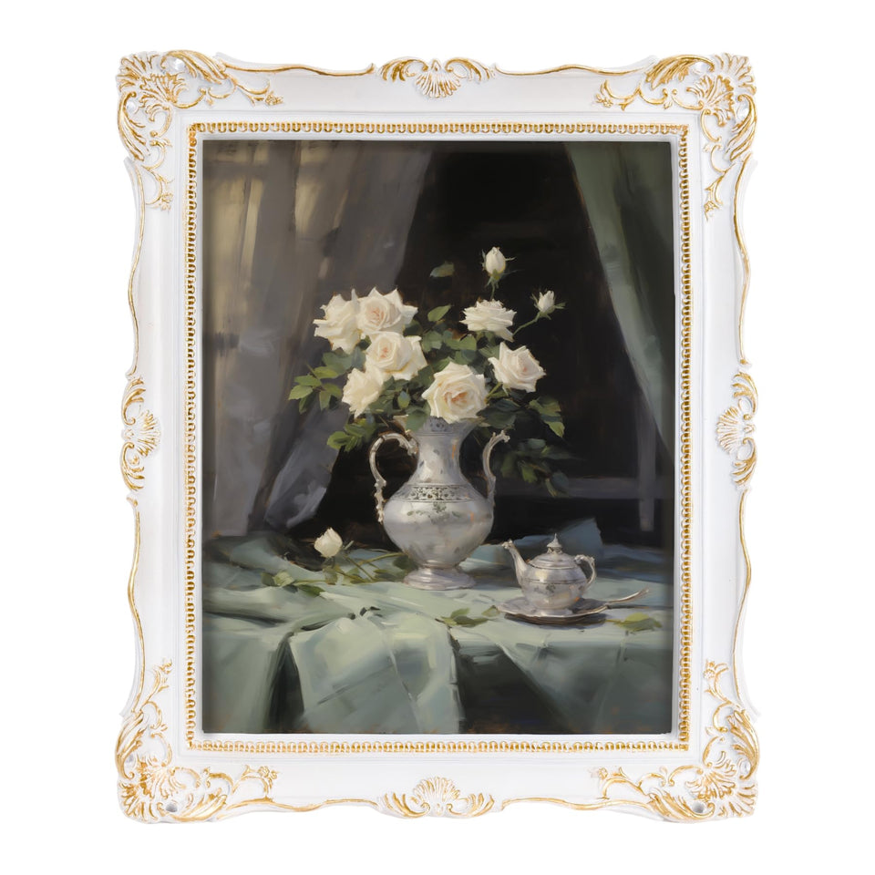 Saysmile vintage 8x10 frame with glass front for crystal-clear display