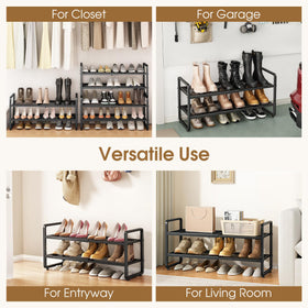 SAYZH boot and sneaker storage keeps footwear organized and accessible