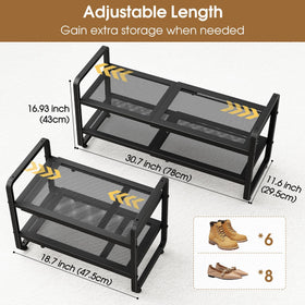 SAYZH stackable design adds vertical storage and keeps walkways clear