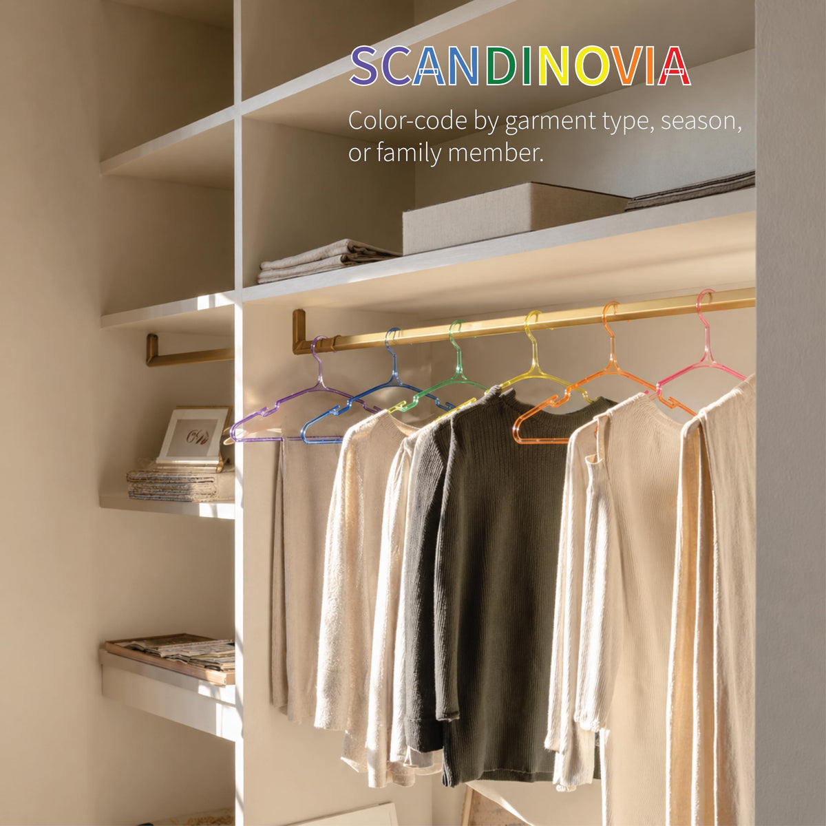 SCANDINOVIA durable drop-tested performance for everyday closet use.