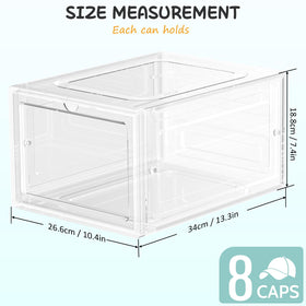 SCAVATA clear hat display case for quick collection scanning.