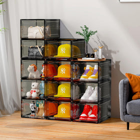 SCAVATA hat organizer box two-pack set for home use