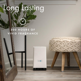 Plug-in wall diffuser setup with ScentAir Whisper refill.