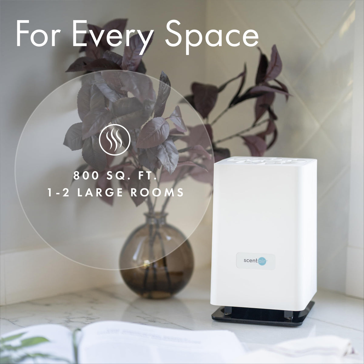 Safe use in home and office environments with ScentAir Whisper.