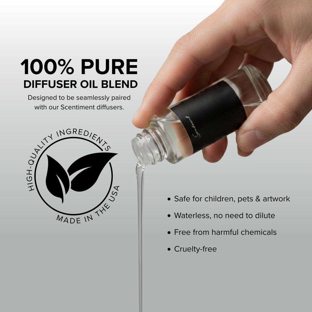 Scentiment The One fragrance oil for focused work and refined rooms