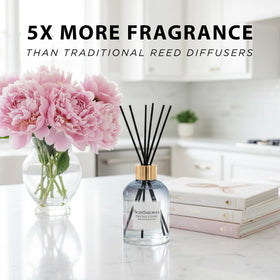 Scentsationals black reeds, recyclable, ensure mess-free maintenance and sustainability.