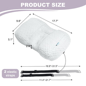 SCFOAMZAI cooling fabric neck pillow shows cool touch
