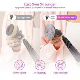 Schenley lightweight mop with 180-degree swivel for tight spaces.